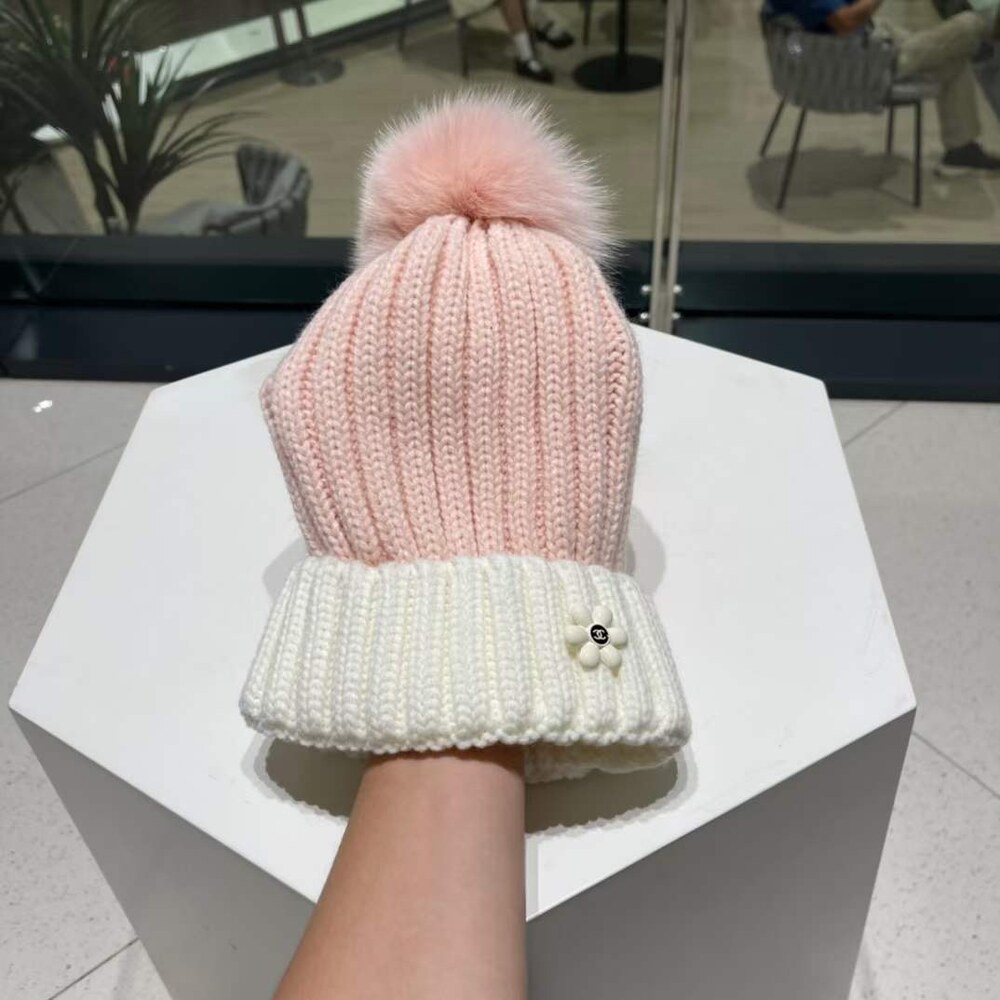 Chanel Two Tone Knit Beanie - Picture 8 of 8